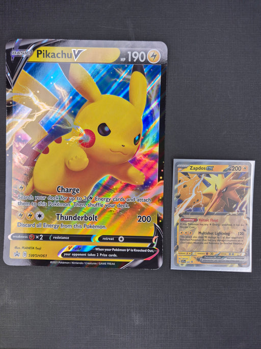 Promo Pikachu V #swsh061 giant card [mint]