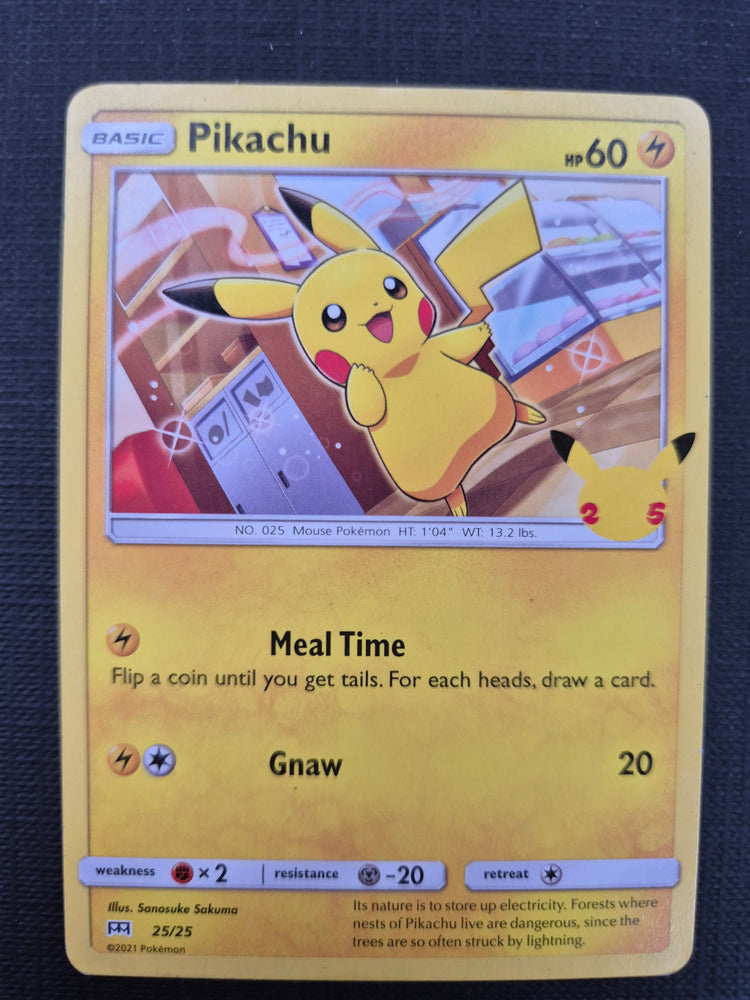 Pikachu #25/25 macdonalds promo